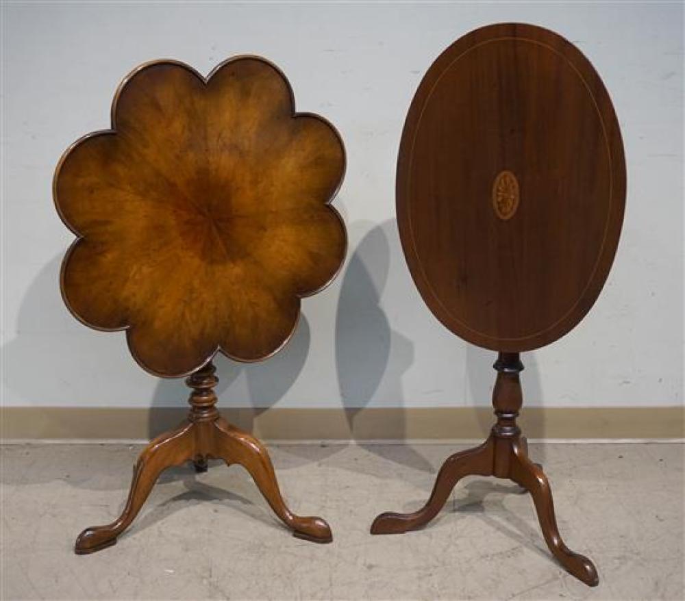 GEORGE III STYLE INLAID MAHOGANY