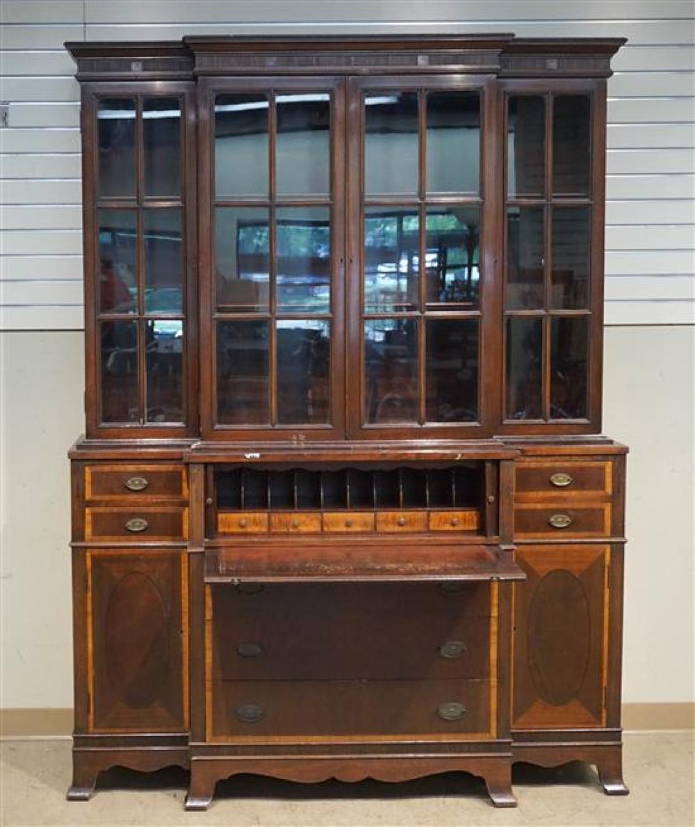 GEORGE III STYLE INLAID MAHOGANY