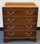 GEORGE III STYLE INLAID MAHOGA