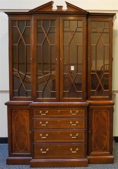 GEORGE III STYLE INLAID MAHOGA