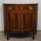 GEORGE III STYLE INLAID MAHOGA
