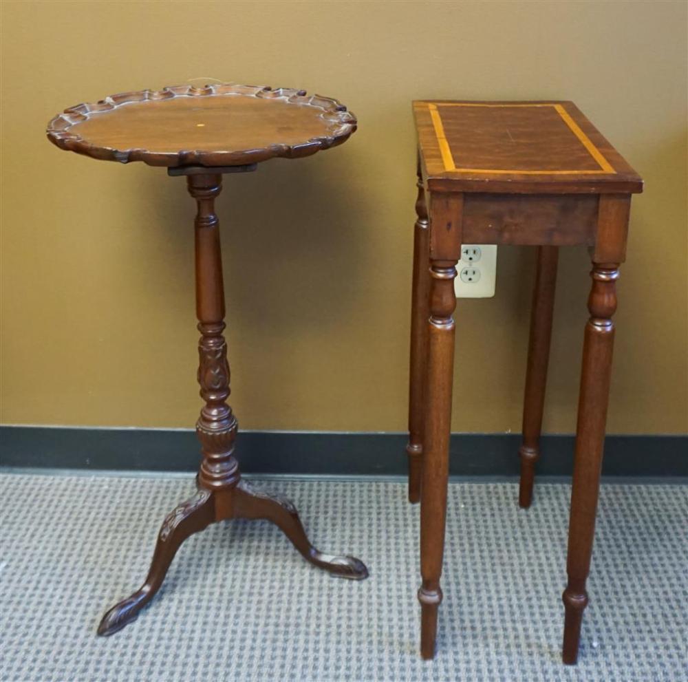 GEORGE III STYLE INLAID MAHOGANY