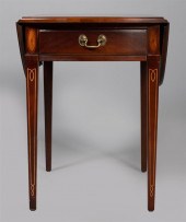 GEORGE III STYLE INLAID MAHOGA