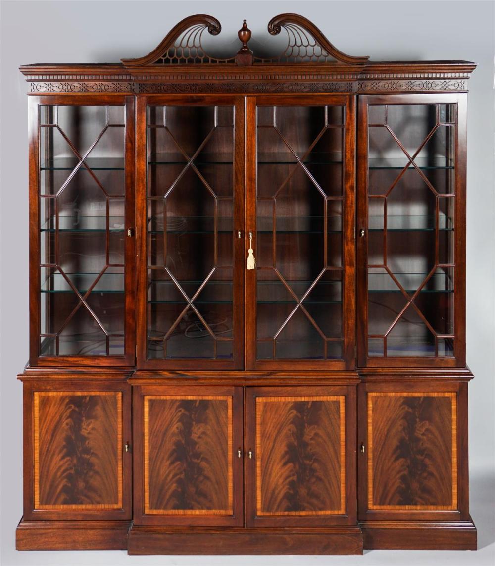 GEORGE III STYLE INLAID MAHOGANY