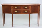 GEORGE III STYLE INLAID MAHOGA