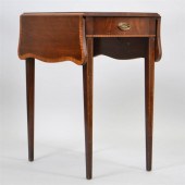 GEORGE III STYLE INLAID MAHOGA