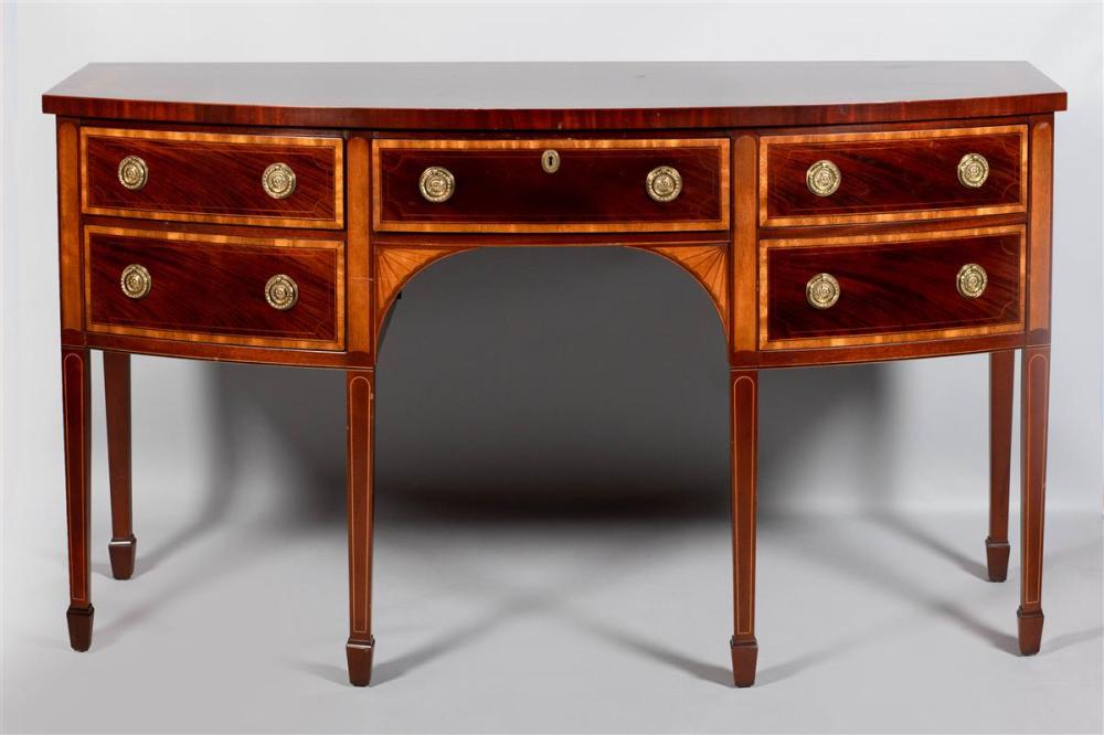 GEORGE III STYLE INLAID MAHOGANY