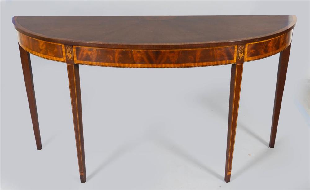 GEORGE III STYLE INLAID MAHOGANY