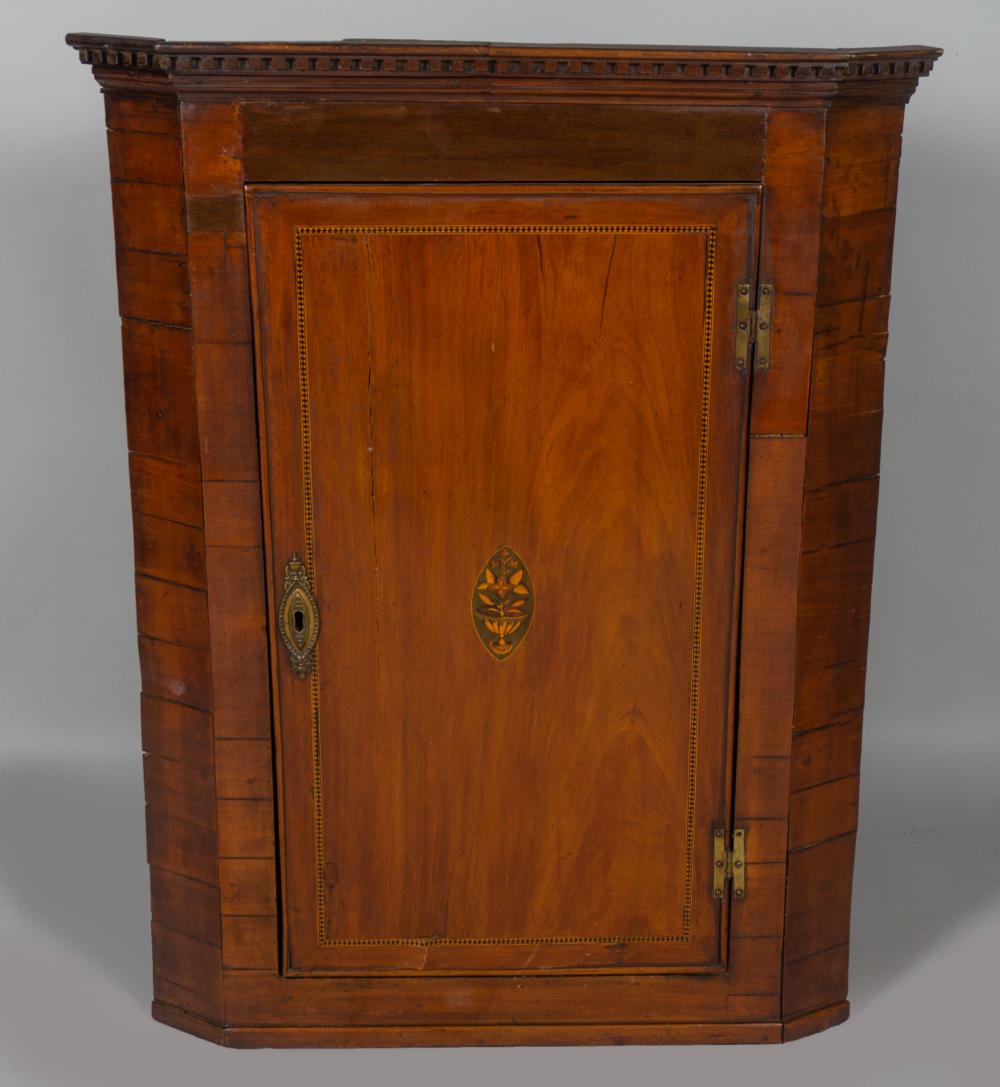 GEORGE III STYLE INLAID MAHOGANY