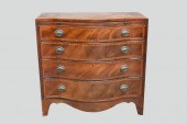 GEORGE III STYLE INLAID MAHOGA