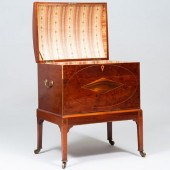 GEORGE III STYLE INLAID MAHOGA