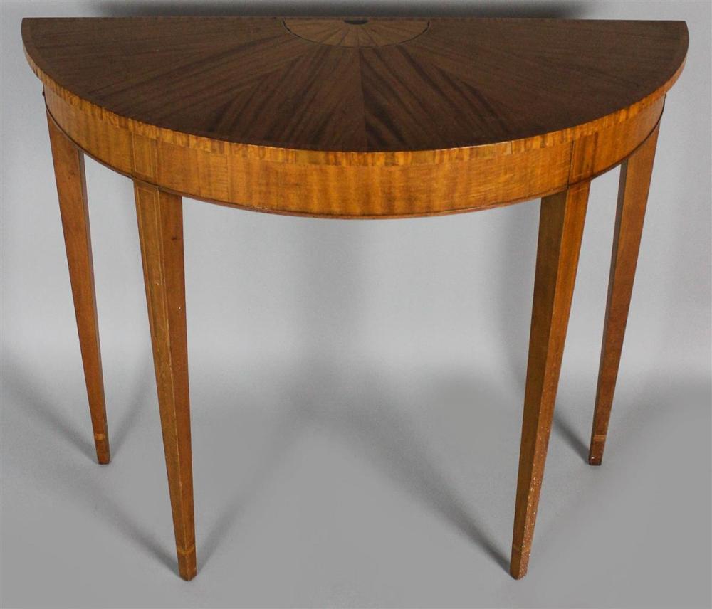GEORGE III STYLE INLAID SATINWOOD