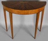 GEORGE III STYLE INLAID SATINW