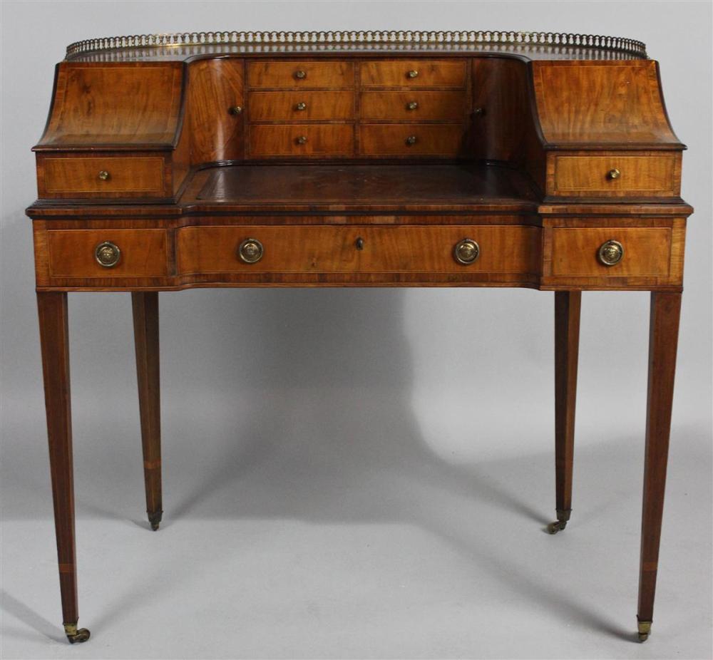 GEORGE III STYLE INLAID SATINWOOD