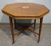 GEORGE III STYLE INLAID SATINW
