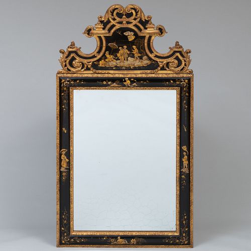 GEORGE III STYLE JAPANNED AND