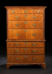 George III-Style Line-Inlaid W