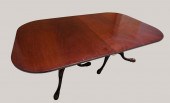GEORGE III STYLE MAHOGANY 2-PE