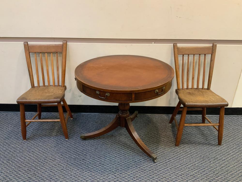 GEORGE III STYLE MAHOGANY AND