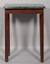 GEORGE III STYLE MAHOGANY AND