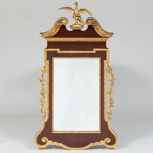GEORGE III STYLE MAHOGANY AND