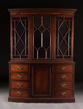George III style mahogany and