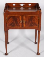 GEORGE III STYLE MAHOGANY BEDS