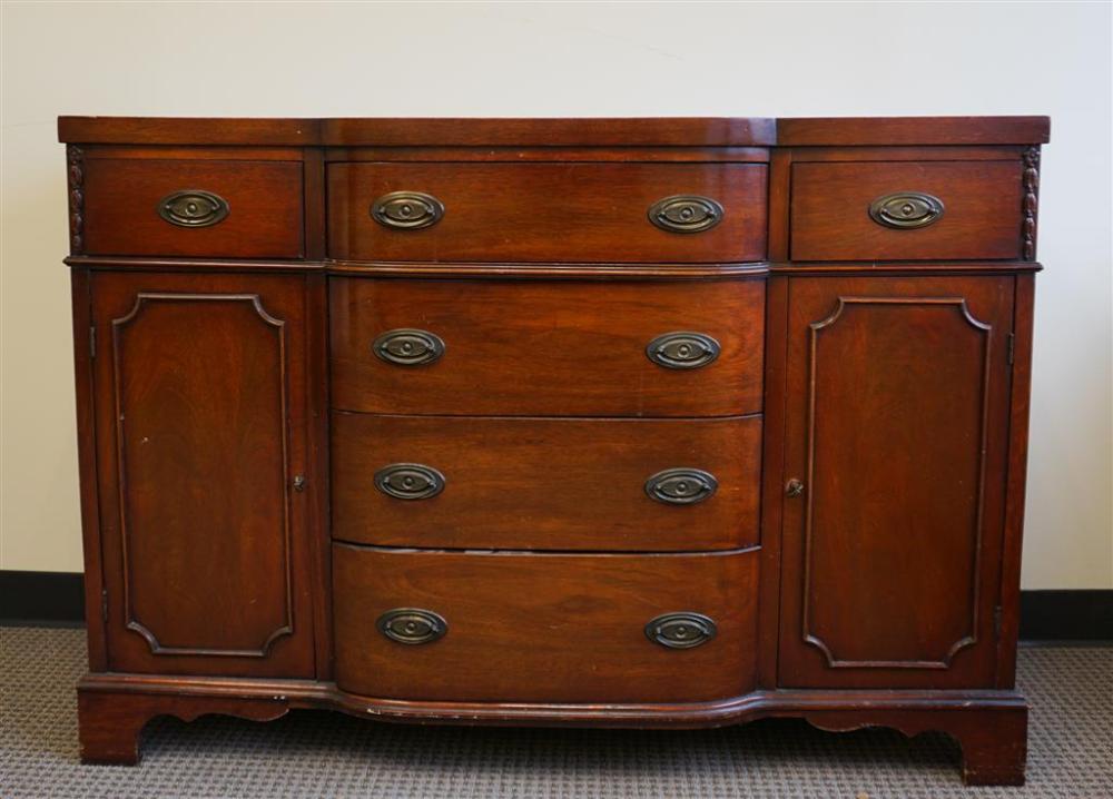 GEORGE III STYLE MAHOGANY BUFFET,