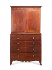 GEORGE III STYLE MAHOGANY CABI