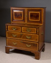 GEORGE III STYLE MAHOGANY CAMP