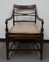 GEORGE III STYLE MAHOGANY CANE