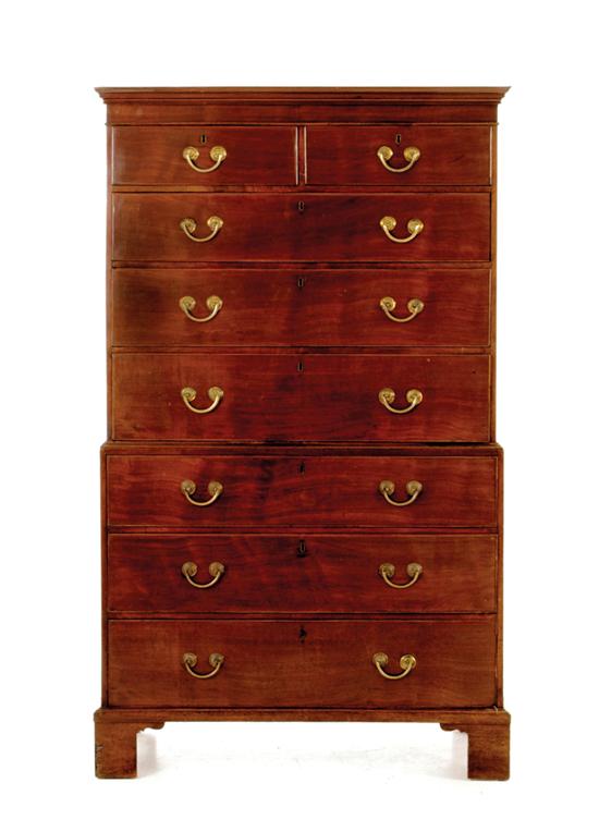 George III style mahogany chest
