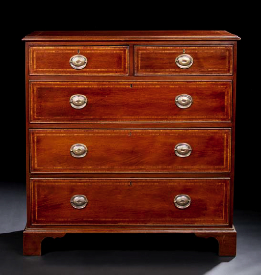 George III-Style Mahogany Chest, 