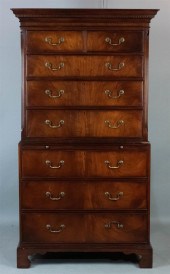 GEORGE III STYLE MAHOGANY CHES
