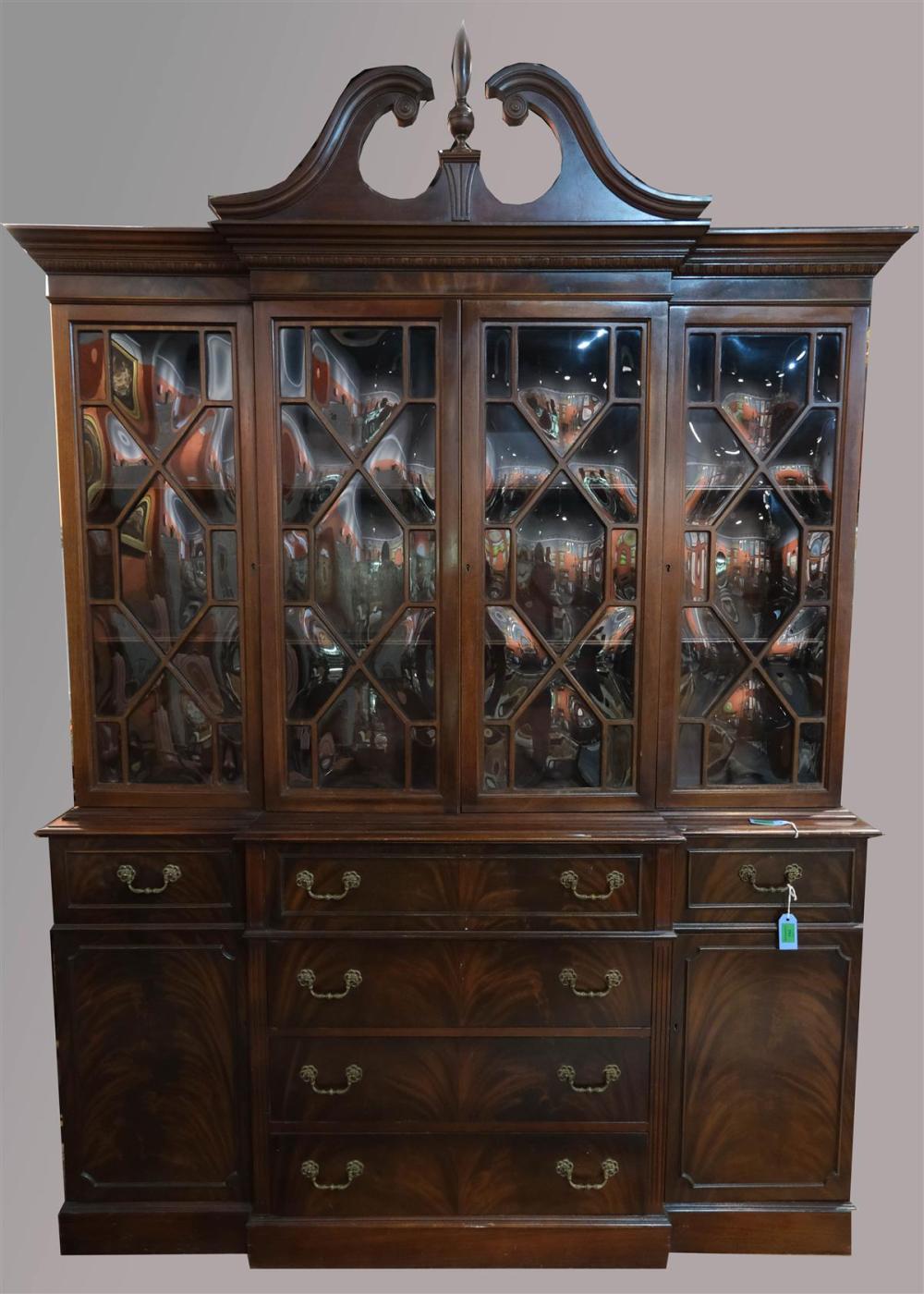GEORGE III STYLE MAHOGANY CHINA