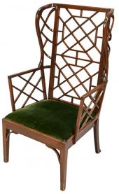 GEORGE III STYLE MAHOGANY COCK