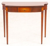 GEORGE III STYLE MAHOGANY CONS