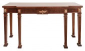GEORGE III STYLE MAHOGANY CONS