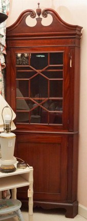 GEORGE III STYLE MAHOGANY CORN