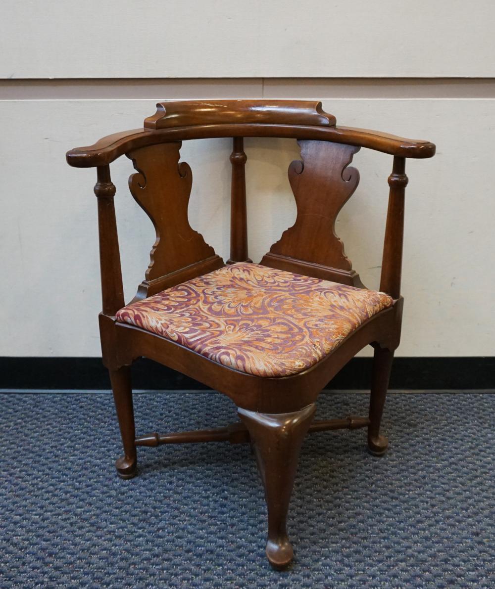 GEORGE III STYLE MAHOGANY CORNER
