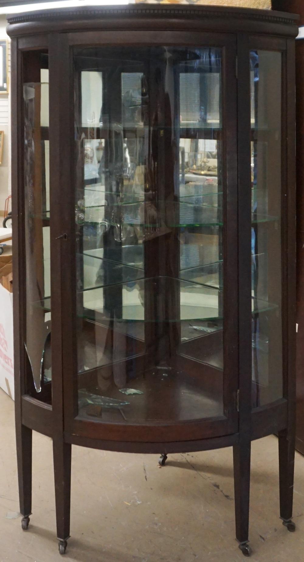 GEORGE III STYLE MAHOGANY CORNER