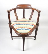 GEORGE III STYLE MAHOGANY CORN