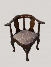 GEORGE III STYLE MAHOGANY CORN