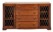 GEORGE III STYLE MAHOGANY CRED