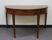 GEORGE III STYLE MAHOGANY DEMI