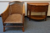 GEORGE III STYLE MAHOGANY DEMI