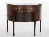 GEORGE III STYLE MAHOGANY DEMI