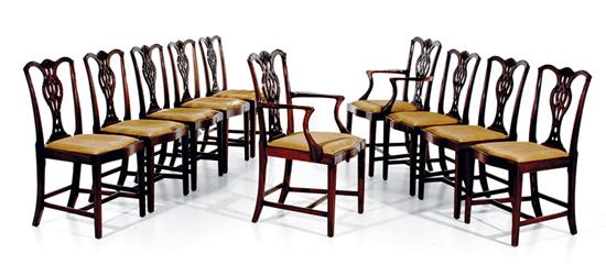 George III style mahogany dining