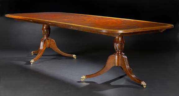 George III-Style Mahogany Dining