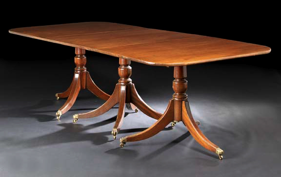 George III-Style Mahogany Dining